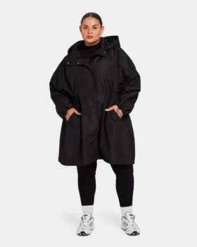 Abrigo Layer Mac para mujer – negro