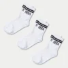 Calcetines unisex con logotipo – paquete de 3 pares