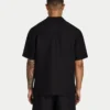 Camisa de lino de pantalón corto para hombre