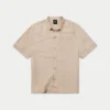 Camisa de lino de pantalón corto para hombre