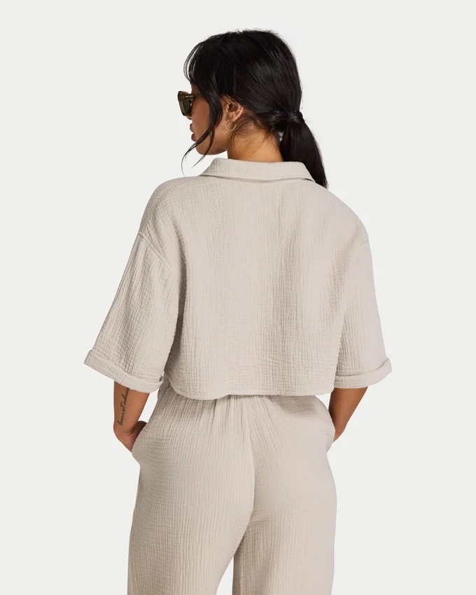 Camisas cortas Resort para mujer Camisas cortas Resort para mujer
