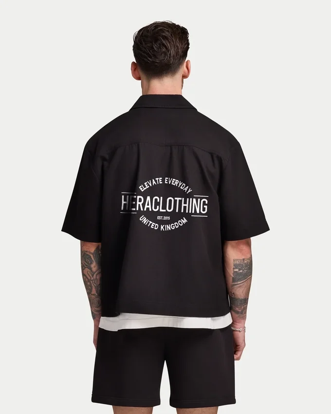 Camisas de algodón de manga corta para hombre Camisas de algodón de manga corta para hombre