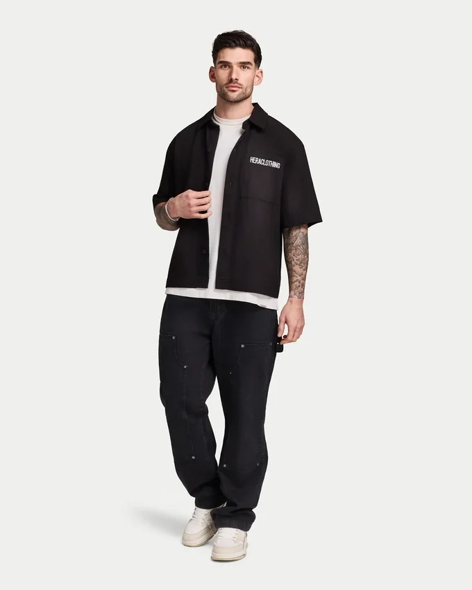 Camisas de algodón de manga corta para hombre Camisas de algodón de manga corta para hombre