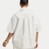 Camisas de denim de manga corta para mujer Camisas de denim de manga corta para mujer