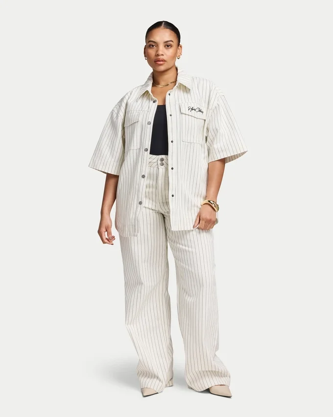 Camisas de denim de manga corta para mujer Camisas de denim de manga corta para mujer