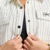 Camisas de denim de manga corta para mujer Camisas de denim de manga corta para mujer