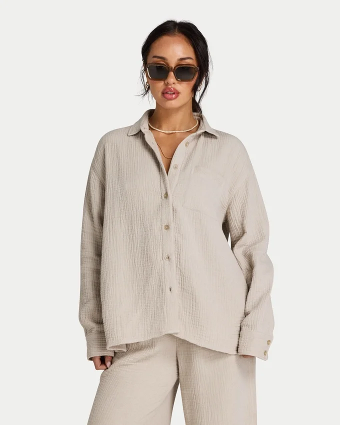 Camisas de manga larga «Resort» para mujer Camisas de manga larga «Resort» para mujer
