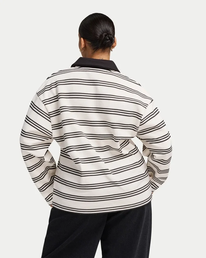 Camisas de rugby a rayas para mujer Camisas de rugby a rayas para mujer