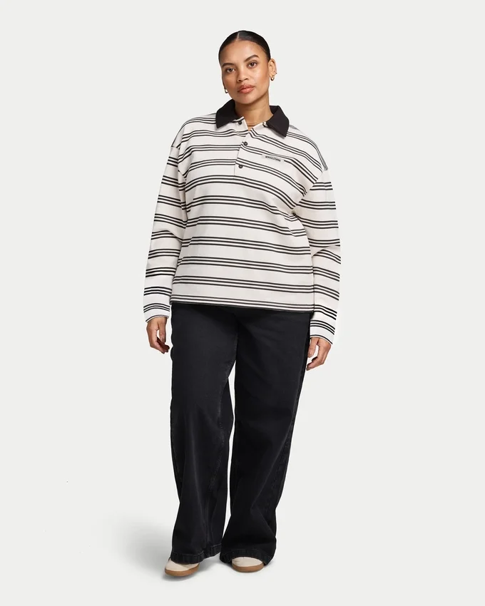 Camisas de rugby a rayas para mujer Camisas de rugby a rayas para mujer