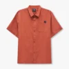 Camisas Rewear de mezcla de lino – marrón arcilla Camisas Rewear de mezcla de lino – marrón arcilla