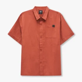 Camisas Rewear de mezcla de lino – marrón arcilla