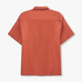 Camisas Rewear de mezcla de lino – marrón arcilla