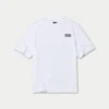 Camiseta básica oversize para hombre – blanca