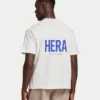 Camiseta básica oversize para hombre – blanco roto
