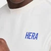 Camiseta básica oversize para hombre – blanco roto