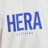 Camiseta básica oversize para hombre – blanco roto