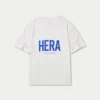 Camiseta básica oversize para hombre – blanco roto