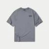Camiseta básica oversize para hombre – gris carbón