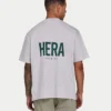 Camiseta básica oversize para hombre – gris jaspeado Camiseta básica oversize para hombre – gris jaspeado