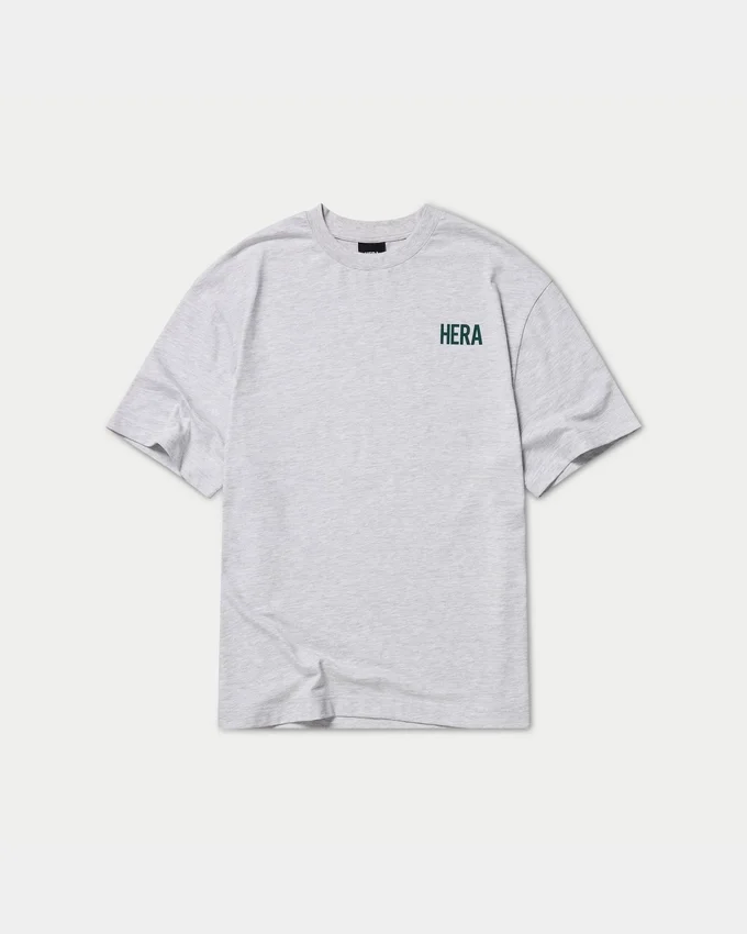 Camiseta básica oversize para hombre – gris jaspeado Camiseta básica oversize para hombre – gris jaspeado