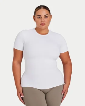 Camiseta básica para mujer – blanca