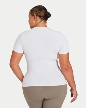 Camiseta básica para mujer – blanca