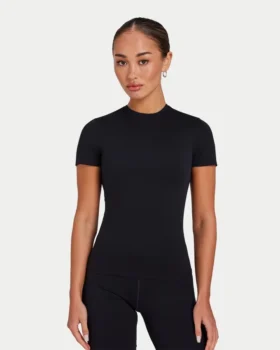 Camiseta básica para mujer – negra