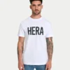 Camiseta de corte regular de la marca Mens Label – blanca Camiseta de corte regular de la marca Mens Label – blanca