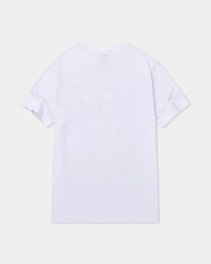 Camiseta de corte regular de la marca Mens Label – blanca Camiseta de corte regular de la marca Mens Label – blanca