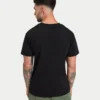 Camiseta de corte regular «The Collective» para hombre – negra