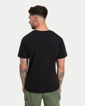 Camiseta de corte regular «The Collective» para hombre – negra