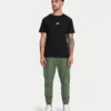 Camiseta de corte regular «The Collective» para hombre – negra