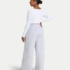Camiseta de manga larga «Dual Wear» de la colección «Essentials» para mujer – blanca
