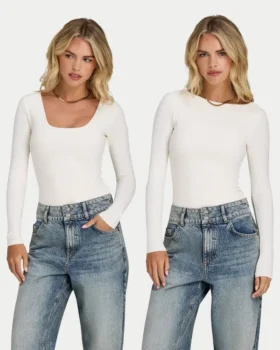 Camiseta de manga larga «Essential Dual Wear» para mujer