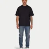 Camiseta oversize «Blank» para hombre – negra Camiseta oversize «Blank» para hombre – negra