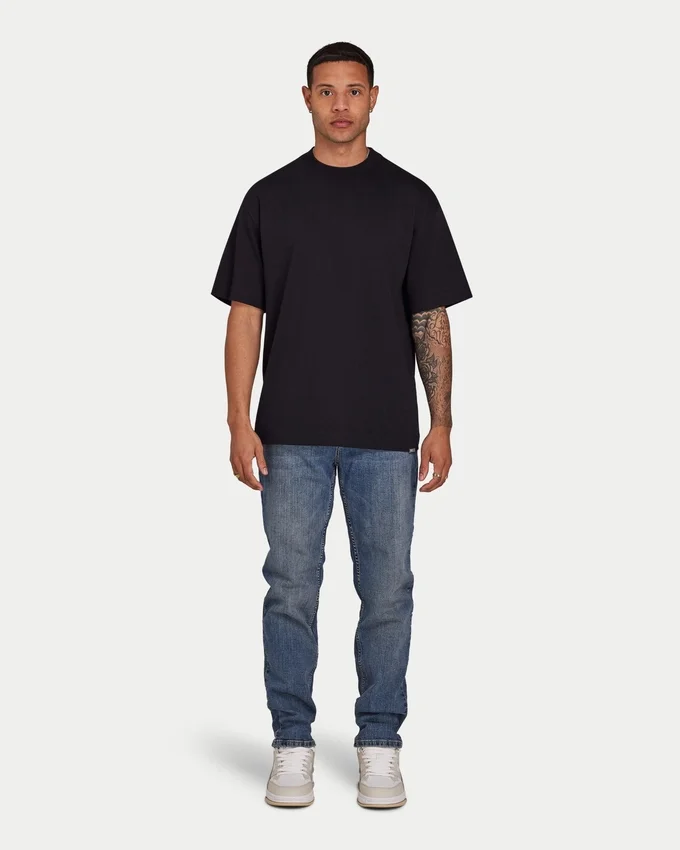 Camiseta oversize «Blank» para hombre – negra Camiseta oversize «Blank» para hombre – negra