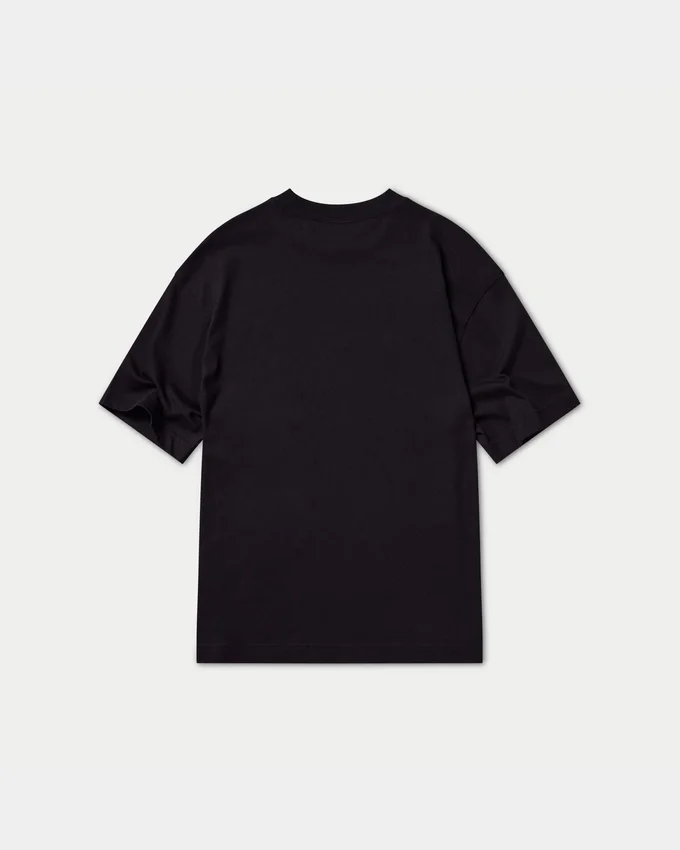 Camiseta oversize «Blank» para hombre – negra Camiseta oversize «Blank» para hombre – negra