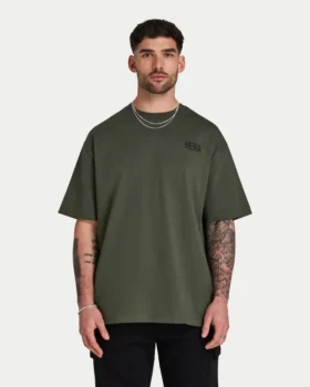 Camiseta oversize básica para hombre