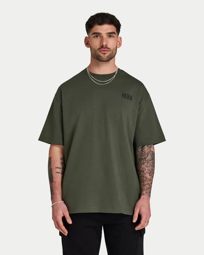 Camiseta oversize básica para hombre Camiseta oversize básica para hombre