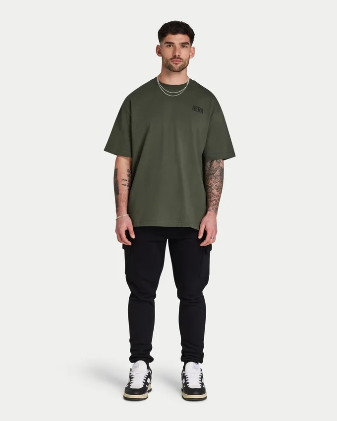 Camiseta oversize básica para hombre Camiseta oversize básica para hombre