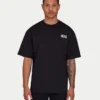 Camiseta oversize básica para hombre – negra Camiseta oversize básica para hombre – negra
