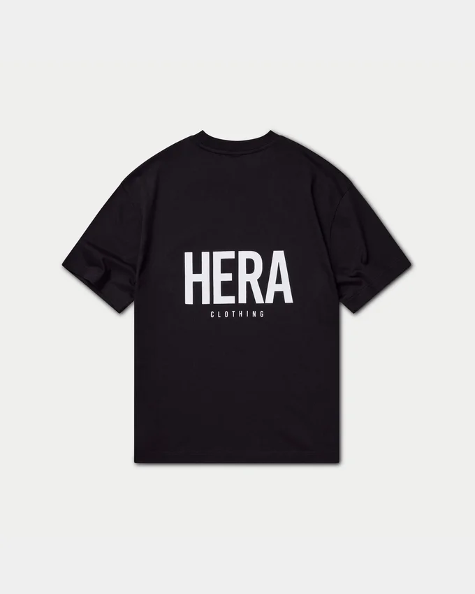 Camiseta oversize básica para hombre – negra Camiseta oversize básica para hombre – negra