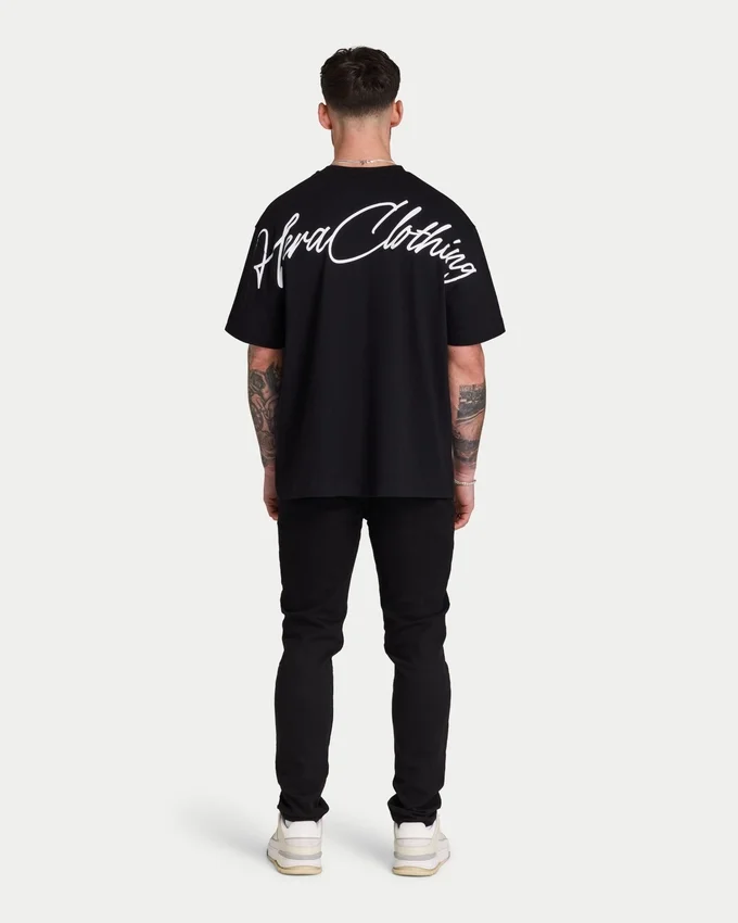 Camiseta oversize con letras para hombre Camiseta oversize con letras para hombre