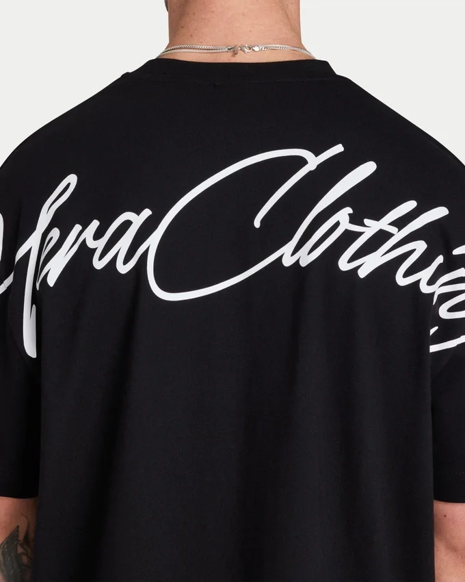 Camiseta oversize con letras para hombre Camiseta oversize con letras para hombre