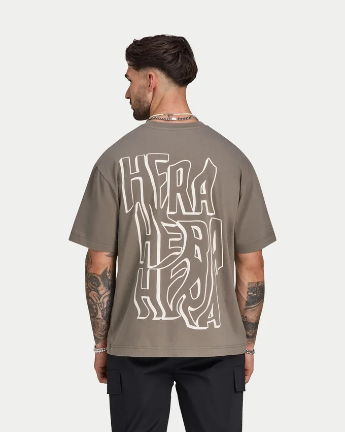 Camiseta oversize de grafitis para hombre Camiseta oversize de grafitis para hombre