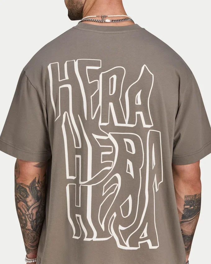 Camiseta oversize de grafitis para hombre Camiseta oversize de grafitis para hombre