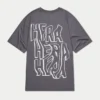 Camiseta oversize de grafitis para hombre Camiseta oversize de grafitis para hombre