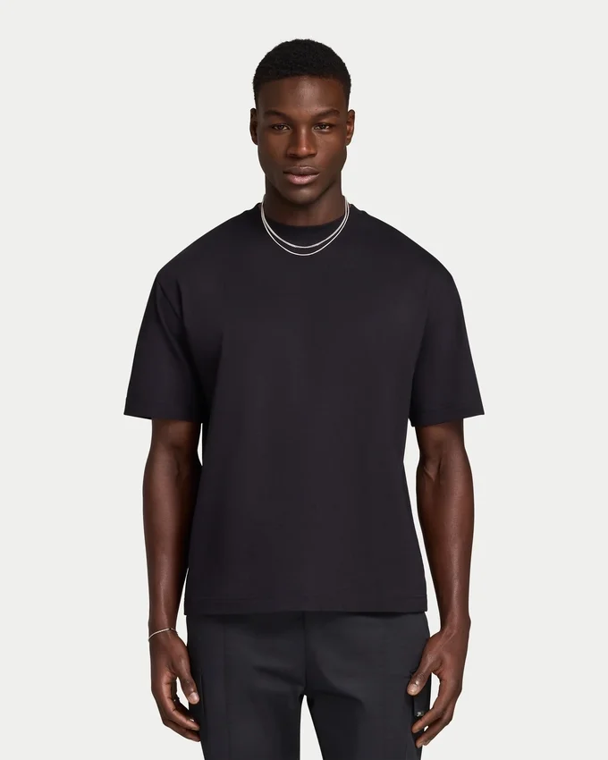 Camiseta oversize de hombre con estampado de pista de carreras Camiseta oversize de hombre con estampado de pista de carreras
