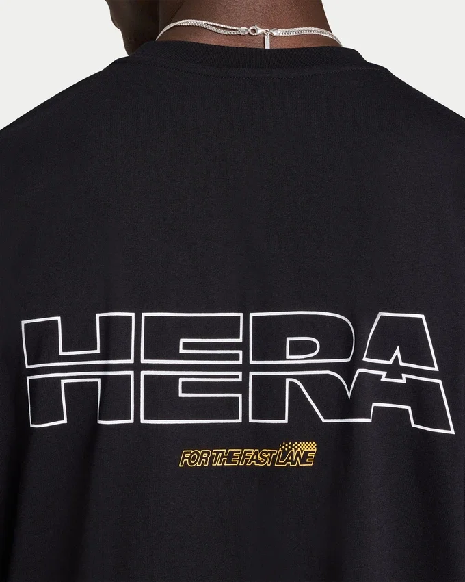 Camiseta oversize de hombre con estampado de pista de carreras Camiseta oversize de hombre con estampado de pista de carreras