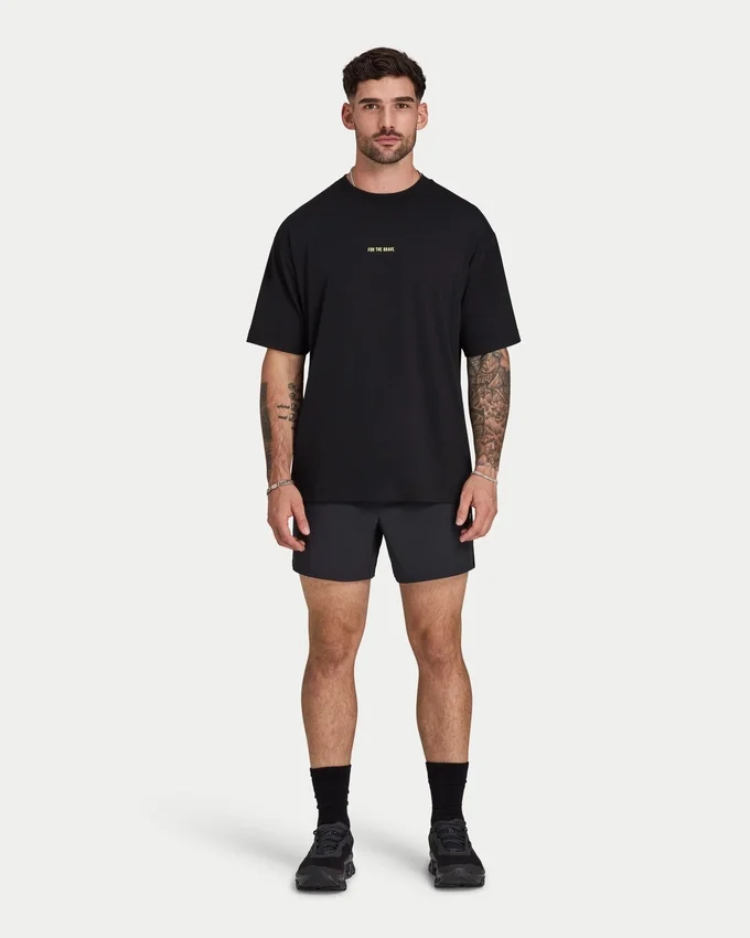 Camiseta oversize «For the Brave» para hombre Camiseta oversize «For the Brave» para hombre